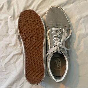 Grey Old Skool Vans
